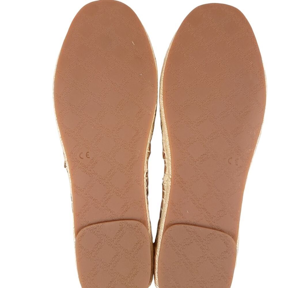 Vionic Lace Up Espadrille Flats Coast Sandy Suede Orthotic - Picture 8 of 11